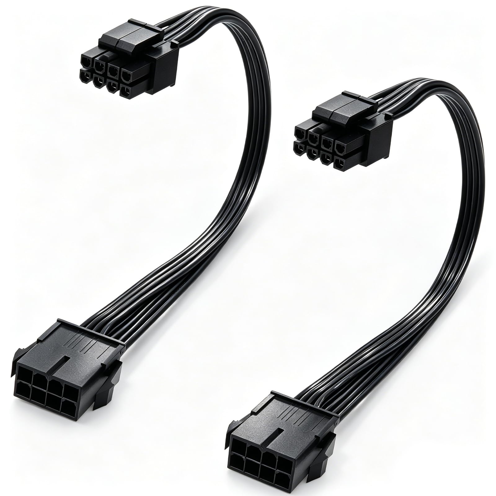 COMeap (2-Pack) Motherboard ATX CPU 8 Pin (4+4) Male to Female